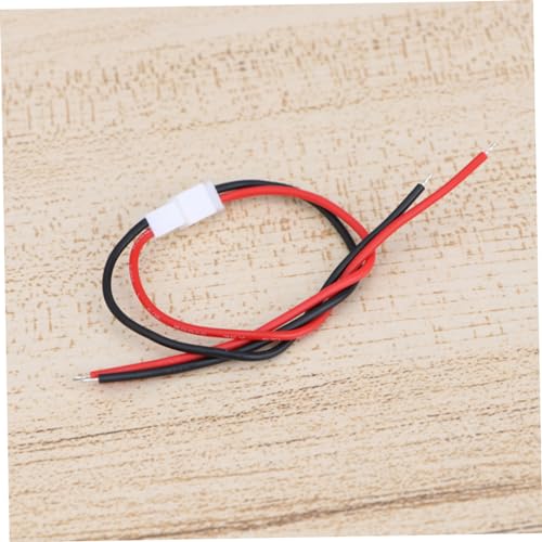 INOOMP 20Pcs Ultra Soft Silicone Battery Connector Wires with Male and Female Adapters High Temperature Resistant Power Cables for Rc Boat Car and Aircraft Connections