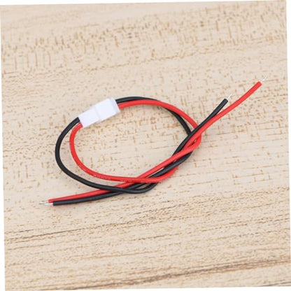 INOOMP 20Pcs Ultra Soft Silicone Battery Connector Wires with Male and Female Adapters High Temperature Resistant Power Cables for Rc Boat Car and Aircraft Connections