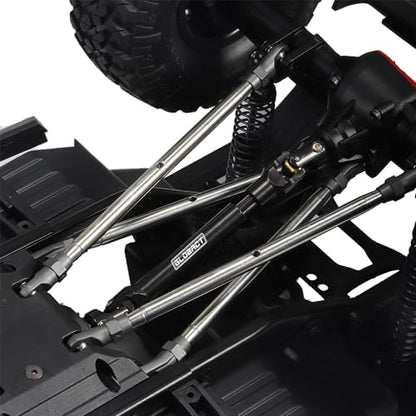Stainless Steel Driveshaft for TRX4 SCX10 1/10 Crawler, 121-180mm | Heavy-Duty Drive Shaft,CNC Machined, Splined Engagement - size: 121-180mm