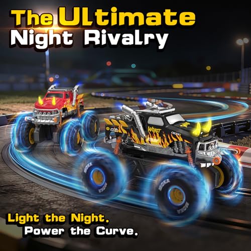 Amphibious 1:16 Waterproof Monster Truck Toys RC Car Water Blaster Trucks 60+ Min Runtime with 2 Batteries 360 Spin 4WD All Terrain Off-Road rc car water Toys 5-12 Year Old Kids Back-to-school season - color: Yellow