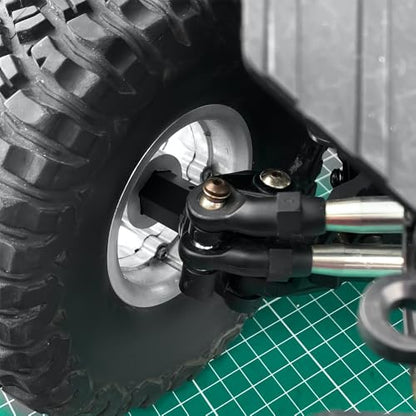 MORLORDY 4Pcs Steel RC Wheel Hex Hubs +20mm Extenders Counterweight Hex Adapters for 1/6 RC Rock Crawler Axial SCX6 AXI05000 Upgrade Part