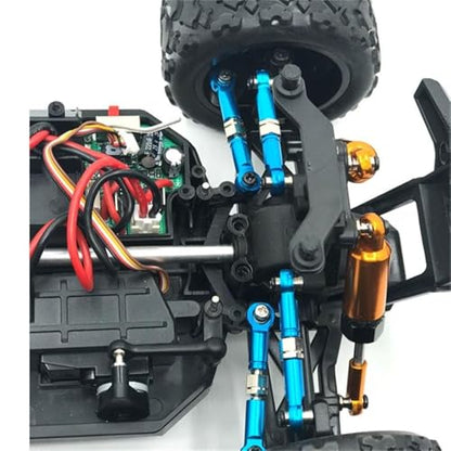 RC Crawlers Components For HSP 18321 18322 18311 18312 18301 18302 Metal Oil Shock Absorber Damper 1/18 RC Car Upgrade Parts Replacement Accessories(Blue) - color: Blue