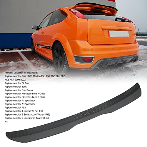 Rear Roof Spoiler Wing for A Class Universal Carbon Fiber Style Automotive Exterior Upgrade with Easy Installation OEM Fit