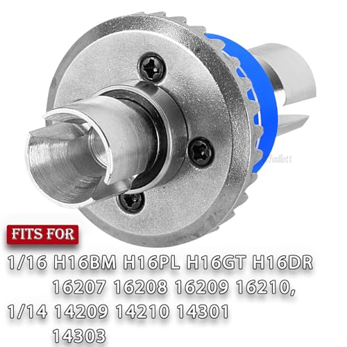 RC Front & Rear Differential Input Gear Kit Upgrades Part for 1/16 H16BM H16PL H16GT H16DR 16207 16208 16209 16210,1/14 14209 14210 14301 14303 Diff,Navy Blue - color: Navy Blue-(2pcs）