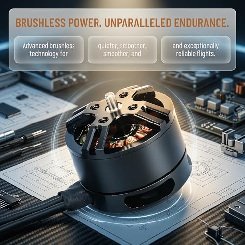 BE1806 1400KV 2300KV 2700KV Brushless Mini Motor 2-3S Powerful and Versatile Elevate Your RC Quadcopters or Multicopters and RC Cars.(BE1806 1400KV) - color: BE1806 1400KV