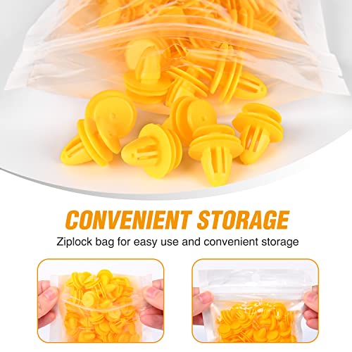 GOOACC 50Pcs 9.5mm Hole Door Trim Panel Retainer Clips | Compatible with Hyundai 82315-38000 Accent Azera Elantra Equus Santa Fe Sonata Tucson Veloster GM 94530565 - color: 50Pcs 9.5mm Clips