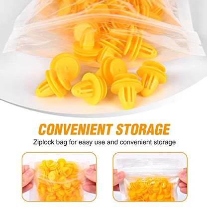 GOOACC 50Pcs 9.5mm Hole Door Trim Panel Retainer Clips | Compatible with Hyundai 82315-38000 Accent Azera Elantra Equus Santa Fe Sonata Tucson Veloster GM 94530565 - color: 50Pcs 9.5mm Clips