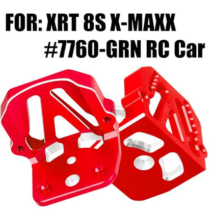 RC Motor Mounts Fixed Seat Upgrade Parts for XRT 8S X-MAXX #7760-GRN RC Car.Red(2PCS) - color: Red(upgrade Parts)