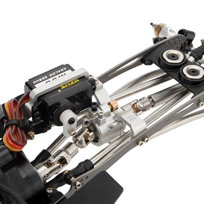 MEUS RACING Titanium LCG Chassis MD24 Dig Chassis for Axial SCX24 1/24 RC Crawler Upgrades (MD24 Dig Chassis) - color: Md24 Dig Chassis