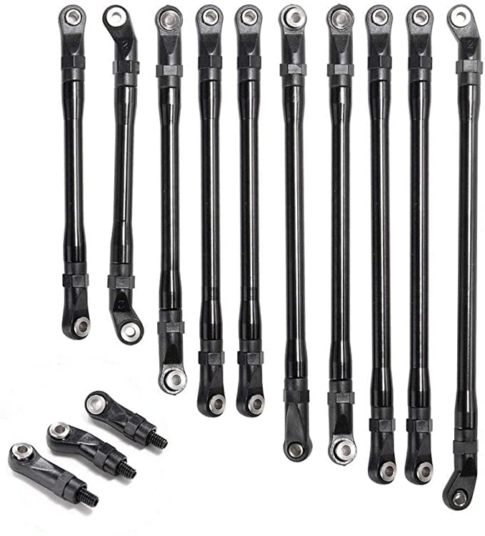 Aluminum Rod Link Linkage for Axial SCX10 II 90046 90047 1/10 RC Crawler