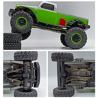 Higher Extra Clearance RC Links Linkage Set for 1/24th Axial SCX24 Deadbolt AXI90018 AXI00004 RC Crawler Car Upgrades Parts (Black) - color: Black