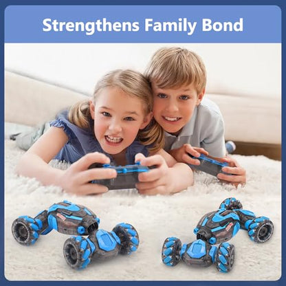PREPOP 2X Gesture Sensing RC Stunt Car Toys Bundle