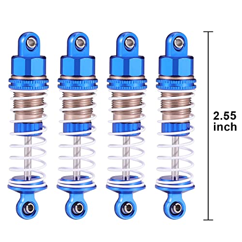 HAIBOXING 1/18 RC Shocks Oil Filled Aluminum Capped 18HOP1 | RC Accessories RC Car Upgraded Spare Parts Apply for HAIBOXING 18858&18859&18856&18872 - size: 18HOP1
