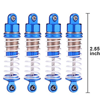 HAIBOXING 1/18 RC Shocks Oil Filled Aluminum Capped 18HOP1 | RC Accessories RC Car Upgraded Spare Parts Apply for HAIBOXING 18858&18859&18856&18872 - size: 18HOP1