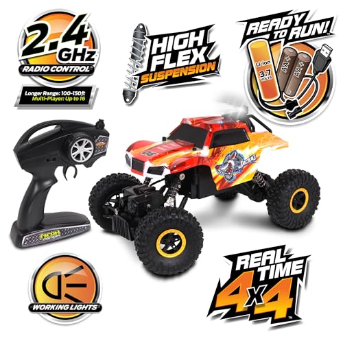 NKOK Mean Machines Jackal Rock Crawler; High Flex Suspension System; 4x4 Powerhouse; Dominate Any Terrain - style: Jackal