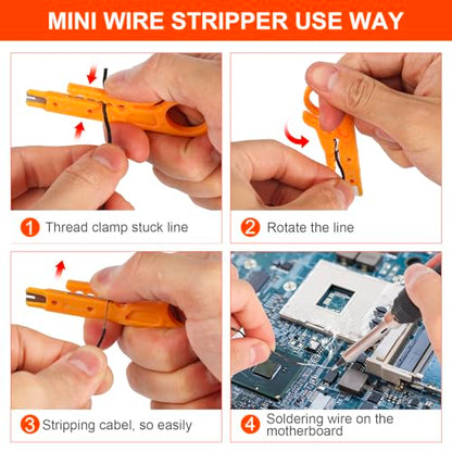 FEITA Soldering Iron Kit for Electronics, 14 in 1 Welding Tools Kit with Switch 80W LCD Adjustable Temperature Solder Iron, 2 Solder Wire, Flux, 5 Soldering Tips, Desoldering Pump, Stand, Tweezers - color: 80w 14in1