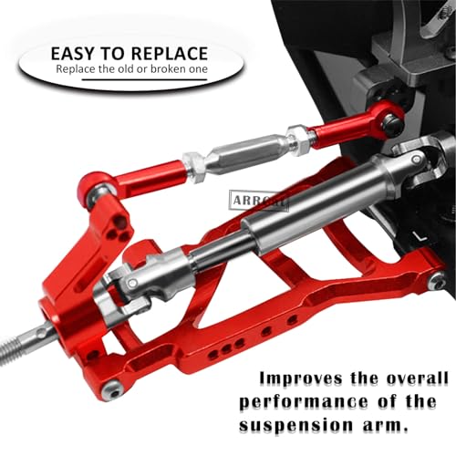 Stainless Steel Rear Drive Shaft CVD for 1/10 Rustler VXL 4X4 2WD/Stampede VXL 4X4 2WD/Hoss VXL 4X4 2WD/Slash Platinum/Ultimate/VXL 4x4 2WD RC Car,ARRCat Upgrades Part