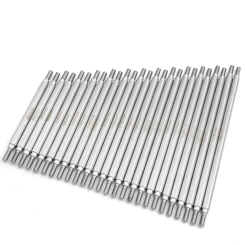 RC Stainless Steel Suspension Links Chassis Linkage Set 85mm | For 1/10 Scale SCX10 TRX4, RC Crawler - size: 85mm