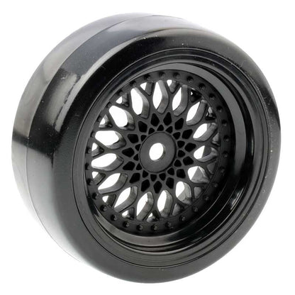 1/10 Drift Car Tires Set, Diameter 63mm RC Car Road Wheels and Tires with 12mm Hex RC Drift Car Tires Offset 3/6/9mm Fit for HSP HPI Sakura RC Car Accessories (Color : Offset 6mm) - color: Offset 6mm