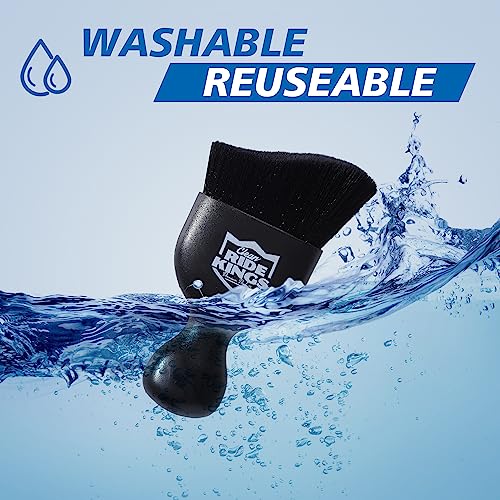Car Interior Detailing Brush - Black | Sweeps dust from auto vents, dash & buttons. Soft bristles with cover. Ideal cleaning supply gift for men and women. - color: Black