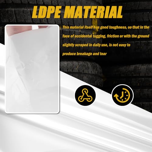 4PCS Extra Large Car Tire Bags for Storage,LDPE Disposable Car Tire Storage Bags for Easy Storages and Transportation of Tires,Dustproof & Tear Resistant Tires Covers for Cars