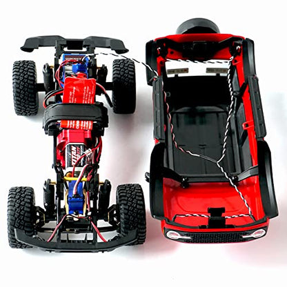 OGRC RC Led Headlights & Taillights Kit for TRX4M 1/18 RC Crawler Car (White & Red)
