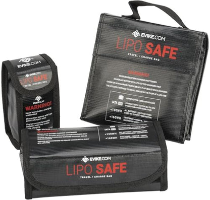 Evike Airsoft - Lipo Safe Charging and Travel Bag for Lithium Polymer Batteries - color: Large