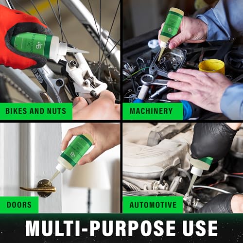 JB Industries Multi-Purpose Lubricating Oil 4 oz – All-Purpose Oil for Home, Automotive & Shop Use, Long-Lasting Anti-Rust Machine Oil with Precision Drip Applicator for Hinges, Wheels, Tools, & More