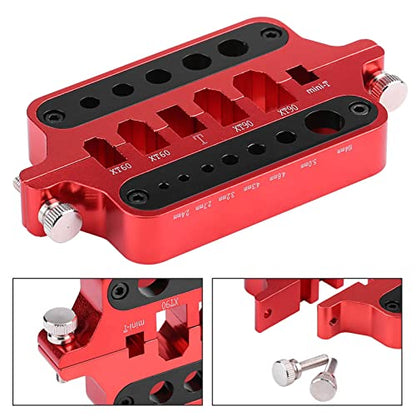 Aluminum Alloy Soldering Station Jig, Multifunction Soldering Aid for XT60 XT90 T Banana Connectors, with Thermal Insulating Layer and Adjustable Slots for RC Hobbyists