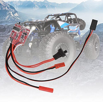 30A Brushed ESC Speed Controller with Brake for RC Car Red Black Material Voltage 4-8V