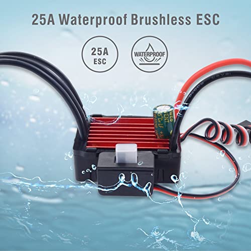 Hobby WP 1625 25A Brushed ESC Vehicle Speed Controller (1/16 1/18 Scale)