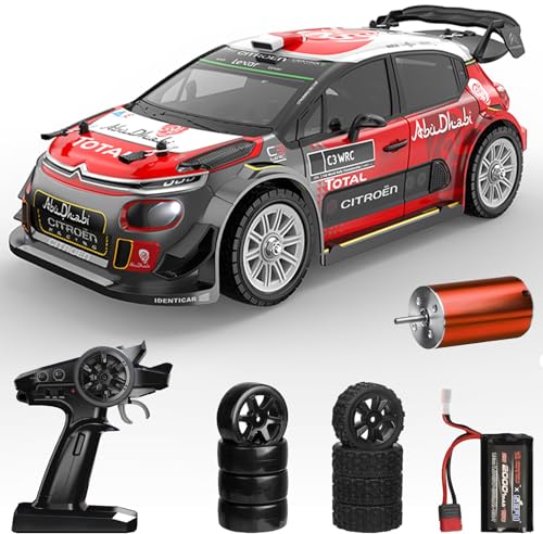 MJX 14303 Brushless RC Drift Truck,1/14 2.4G RTR Remote Control Car for Adult,4WD Off-Road Racing Car,42KM/H High Speed All-Road Electric Hobby Toy Truck