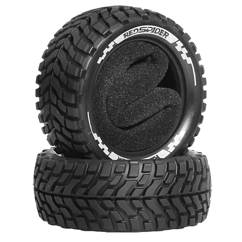 REDSPIDER Aluminum Alloy 1/10 On-Road Rally Wheel Tires 2.95" OD 12mm Hex for 1/10 Tamiya TT01 TT02 XV02 XV01 WLtoys HSP Kyosho WR8 RedCat Sakura HPI (Tire) - color: Tire