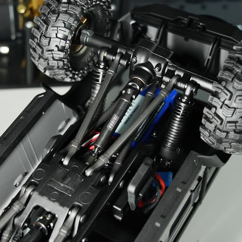 INJORA Hardened Steel D-Shaped Hole Drive Shafts for TRX4M Defender Bronco