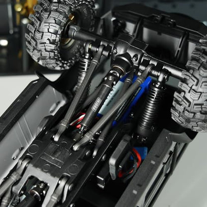 INJORA Hardened Steel D-Shaped Hole Drive Shafts for TRX4M Defender Bronco