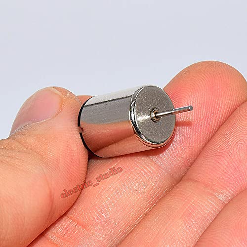 Micro 1215 12mm*15mm Coreless Motor Double Shaft DC 6V-12V 17000RPM High Speed for RC Rail Train Hobby Toy Models