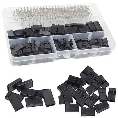 WMYCONGCONG 450 PCS Universal Servo Cable Wire Connector and Male Female Crimp Pin Kit compatible with JR Hitec Connector