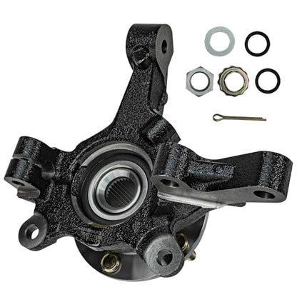 Detroit Axle - Front Left Steering Knuckle and Wheel Hub Bearing CV Axle | Shaft Assembly Replacement for 2007-2011 Dodge Caliber - 2pc Set - size: 2UX47813/Pair