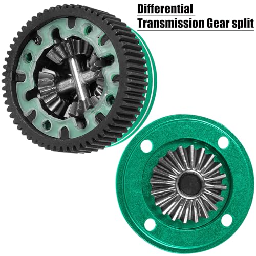RC Upgrades Part for 1/10 Slash/Rustler/Stampede/Bandit 2WD(VXL),48P 86T Spur Gear&Slipper Clutch&Differential Transmission Gear&Slipper Rebuild Kit&Pressure Plate Hops up,Green - color: Green-48P&86T