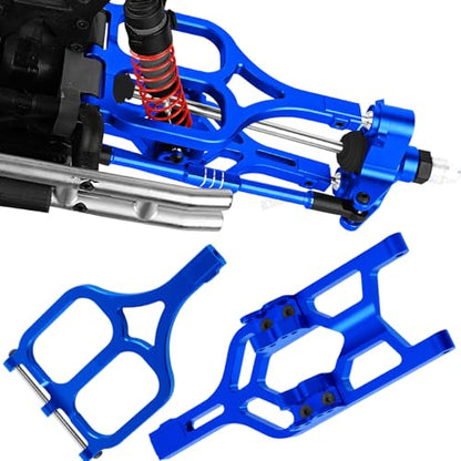 RC Alloy Suspension Arms&Steering Block Knuckle Arm&Shock Tower&Drive Shaft Axles&Push Rod Links&Steering Bellcranks Upgrades Part for 1/10 T-Maxx/E-Maxx,Driveshafts Hops Up,Navy Blue - color: Navy Blue- (Upgrades)