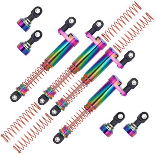 1/10 RC Shock Oil Dampers kit with Offset Cap for 1/10 SCX10 TRX4 Capra Axial Tamiya LCG Cheater Rigs VS4-10 D90 90046 RC Crawler Car (105mm) - size: 105mm