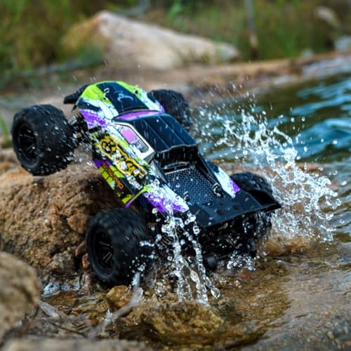 SG116PRO 1/16 Scale 4WD High-Speed Amphibious RC Crawler - Waterproof Design, Top Speed up to 40 Km/h, Professional Grade for Trail Adventures, Gift for Adult (Carbon Brush)