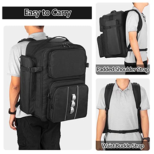 GOBUROS RC Backpack for 1/10 Car, RC Storage Bag Carry Case(Patent Design) | RC Car Backpack with Multi Pockets for Tools and Other Accessories, Easy Carrying with Adjustable Shoulder Strap