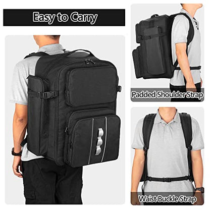 GOBUROS RC Backpack for 1/10 Car, RC Storage Bag Carry Case(Patent Design) | RC Car Backpack with Multi Pockets for Tools and Other Accessories, Easy Carrying with Adjustable Shoulder Strap