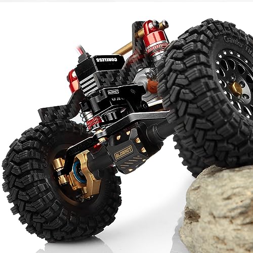 GLOBACT 9kg Servo Kit HV 4.8V-8.4V for 1/18 TRX4M Black | High Torque Digital Servo, Coreless Motor Servo, Including Servo Mount/Steering Link