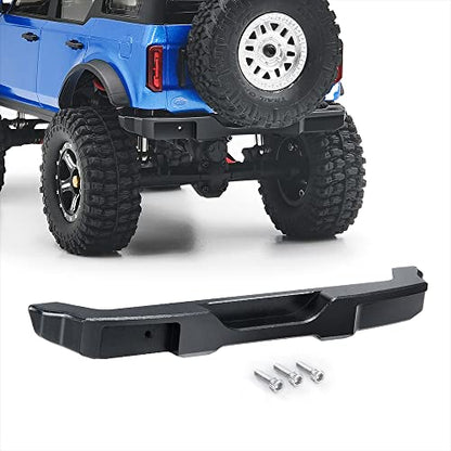 Metal Front & Rear Bumper with Lights, Front and Rear | For 1/24 Axial SCX24 AXI00006 Bronco, RC Crawler Car - color: Front and Rear