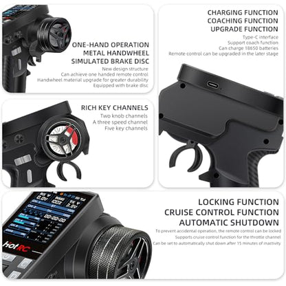 GLOBACT CT-10B 2.4G 10CH Transmitter & Receiver for RC Car Boat Tank