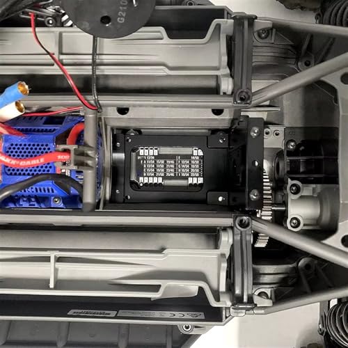 RC Spare Part Compatible with X-Maxx 8S 77086-4 1/5 RC Crawler Car for Buggy Trucks Upgrade Parts Aluminum Alloy Motor for Seat Base Mount(Black) - size: Black