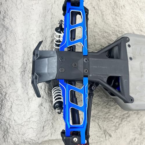 Aluminum Suspension A Arms for 1/10 Traxxas Rustler Slash Stampede Hoss 4WD 4x4 Upgrade Parts Replacement of Part 3655 (Dark Blue) - color: Dark Blue
