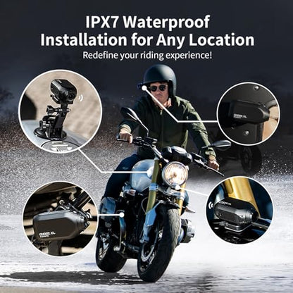 Drift Ghost XL 9 Hour Battery Action Camera, 1080P IPX7 Waterproof Helmet Camera, WiFi Remote Control Sport Cameras Wearable for Vlog Motorcycle Bicycle Cam